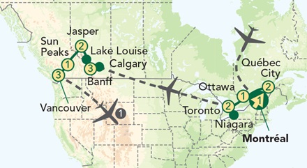 vancouver to quebec flights